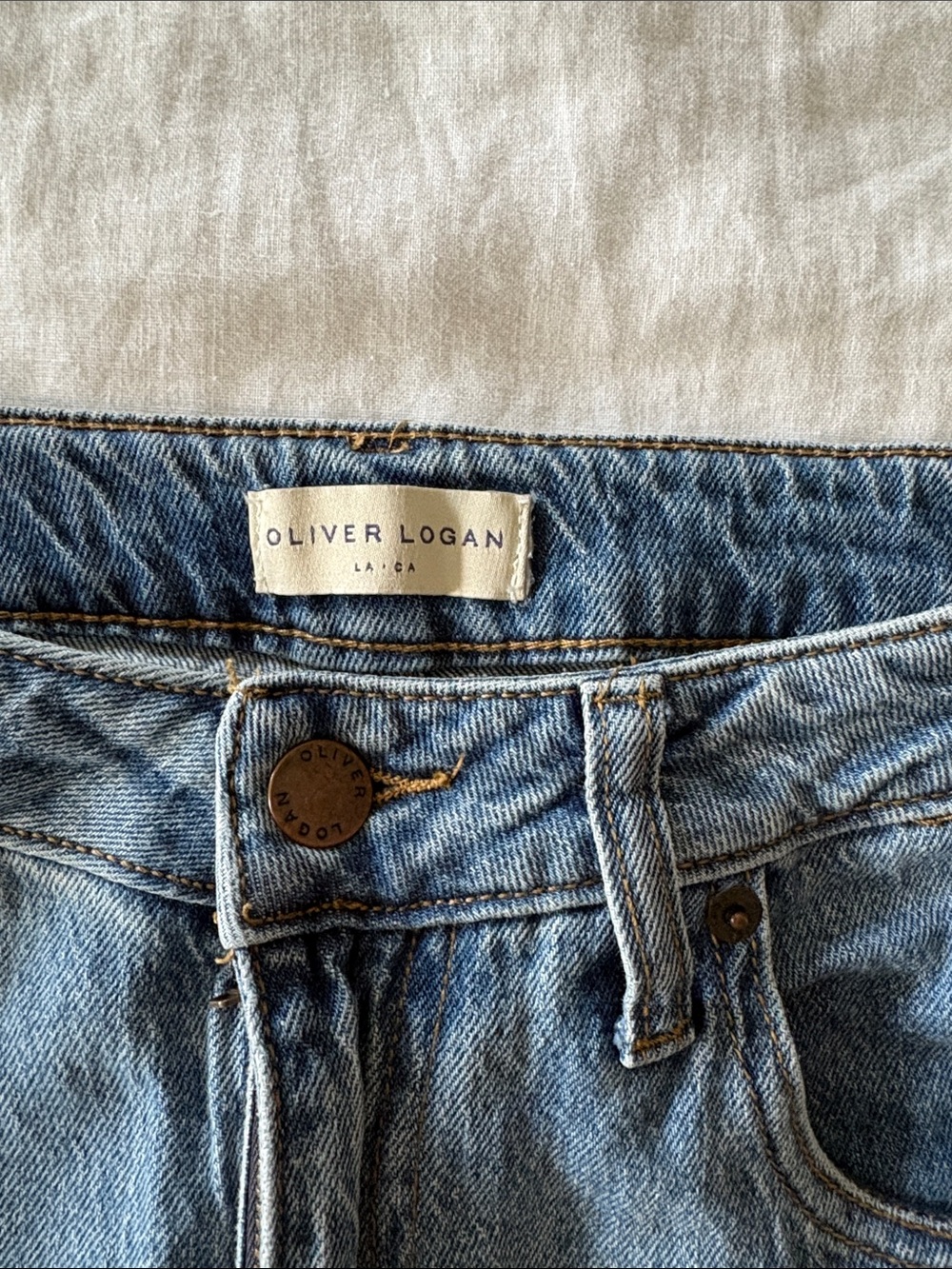Oliver Logan Marlow High Rise Barrel Light Blue Women’s Jeans